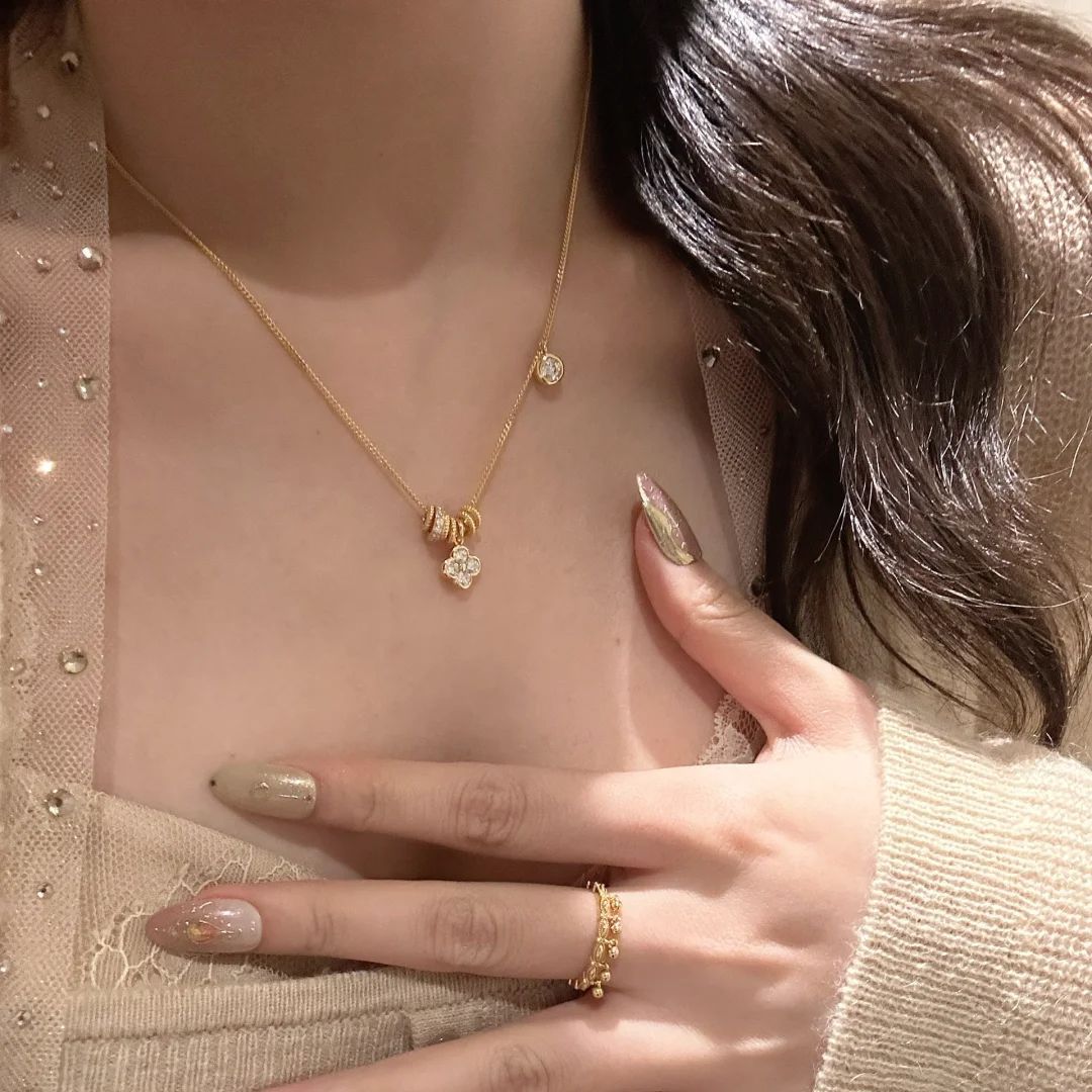 Set de Joyería Económico para Mujer – Collar, Pulsera y Anillo con Circonitas Brillantes