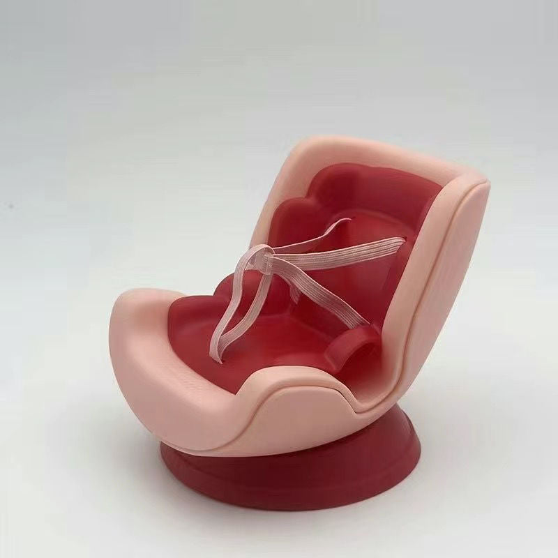 Asiento de auto para muñeca Labubu – Decorativo para Rejilla de Ventilación