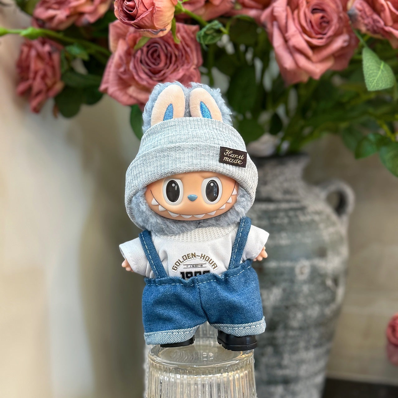 Ropa Oversize para Muñeca Labubu 17 cm – Accesorios de Moda Urbana (Muñeca No Incluida)