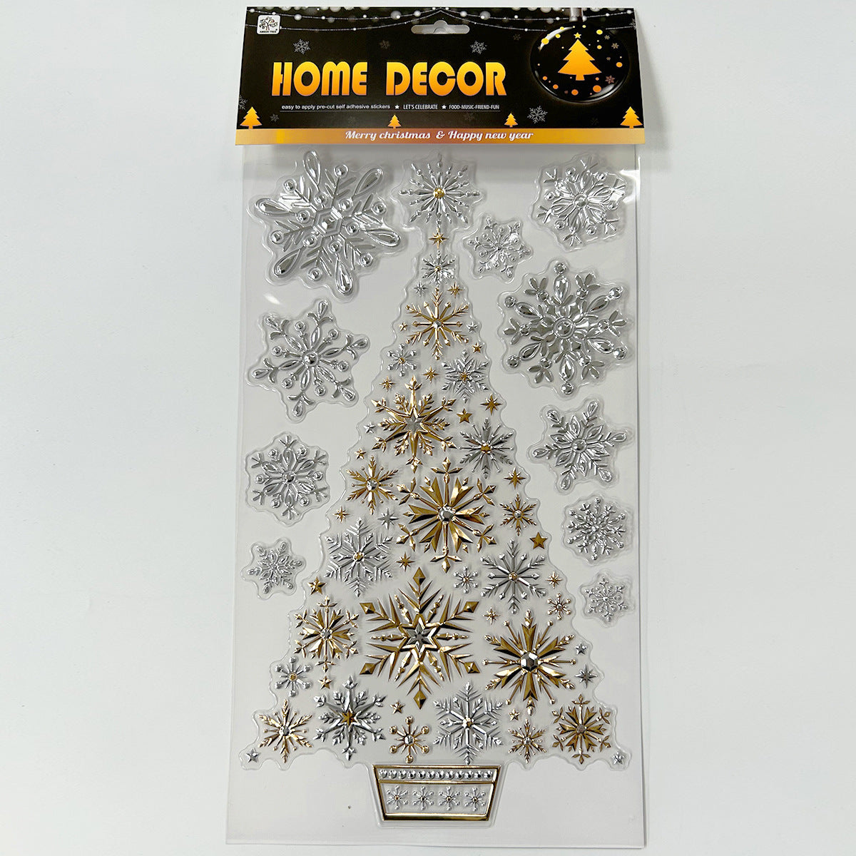 Decoración 3D de Navidad con diseños festivos