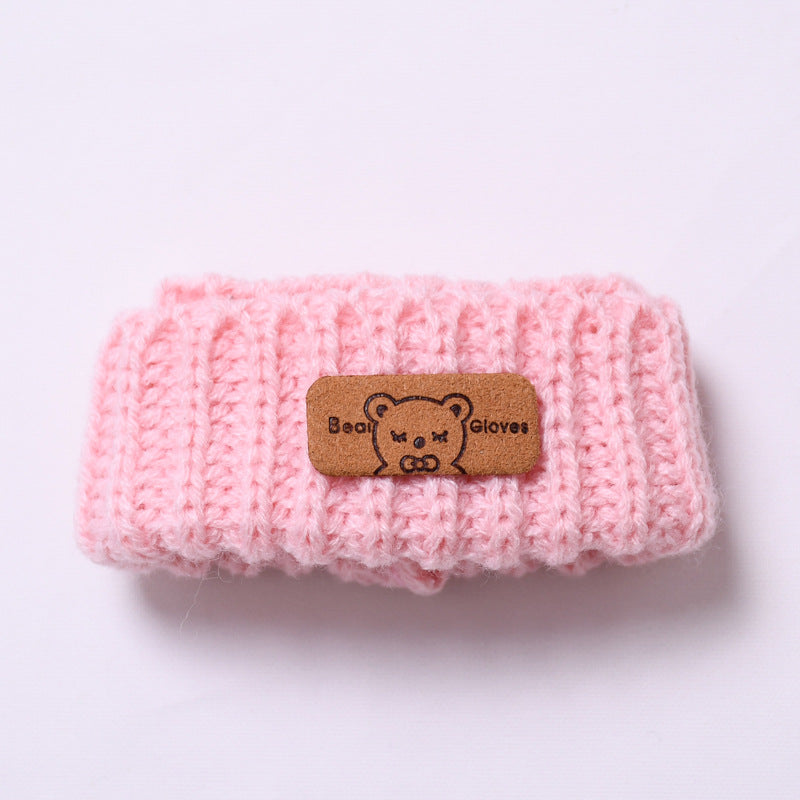 Conjunto tejido para muñeca Labubu 17 cm: suéter, gorro y bolso