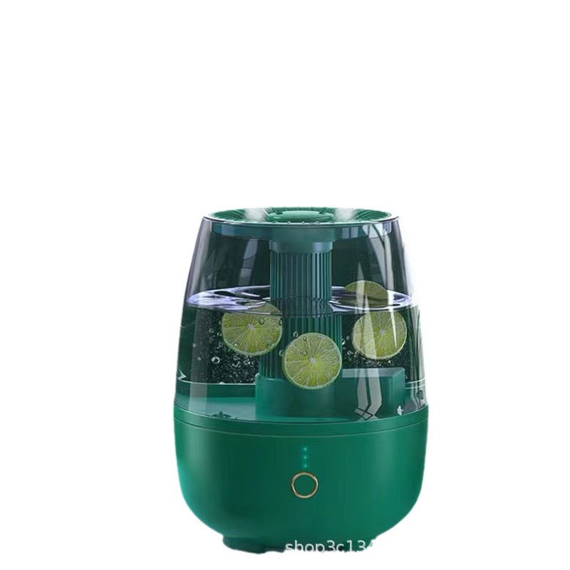 Humidificador de Gran Capacidad para Oficina y Hogar: Mini Humidificador de Escritorio con Doble Pulverización y Purificación de Aire