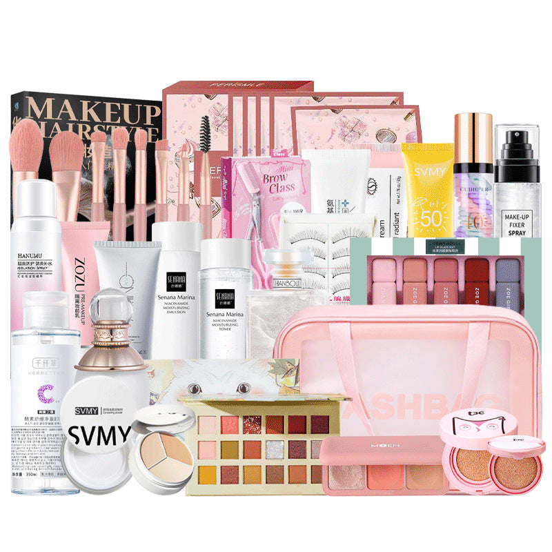 Kit de Maquillaje para Estudiantes: Set Completo de Maquillaje, Resistente al Agua y al Sudor, Ideal para Principiantes
