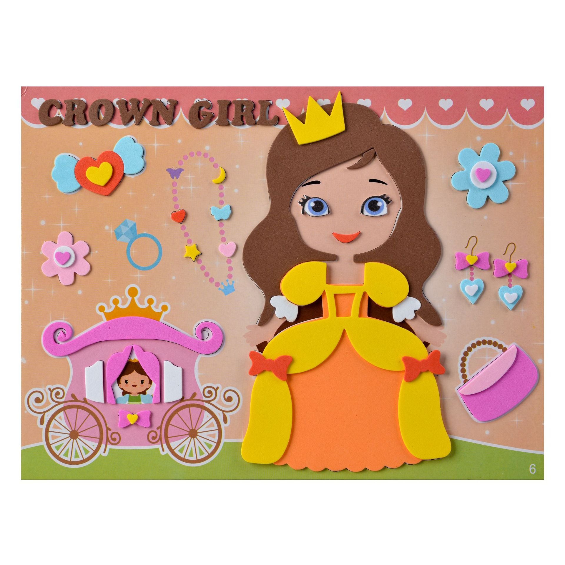 Pegatinas de Princesas para Manualidades Infantiles y Decoración