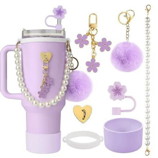 TEST - Set de Correa con Perlas y Accesorios para Botella Stanley: Elegante y Funcional