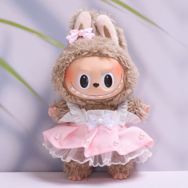 Stitch Story: Compatible with Labubu, Clothing Set, Accessories for 17cm Dolls, Accessories for Labubu (No Doll)