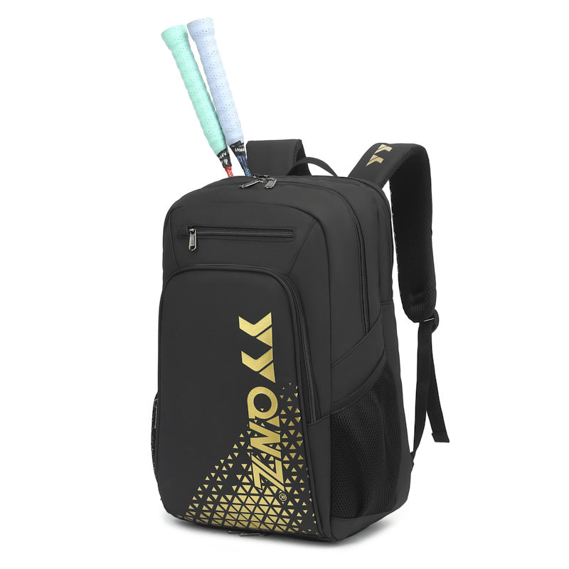 Mochila de Bádminton Unisex – Bolsa de Hombro para 3 Raquetas con Compartimentos Funcionales