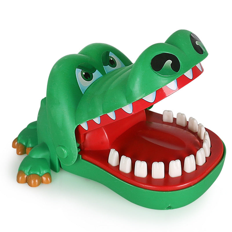 Juguete de cocodrilo mordedor: juguete de tiburón mordedor, dinosaurio juguete de broma para niños y padres, regalo divertido