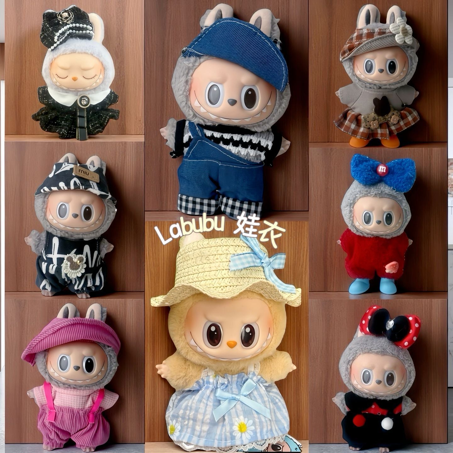 Moda para Labubu de 17 cm – Ropa y Accesorios de Colección en variados estilos