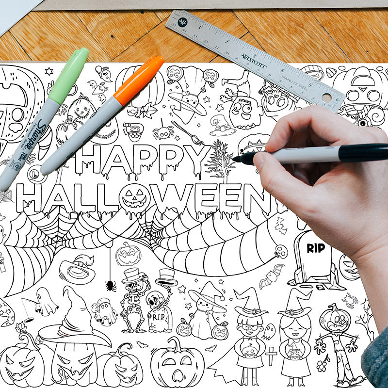 Papel Adhesivo Infantil para Colorear y Pintar – Murales Decorativos en Varios Diseños