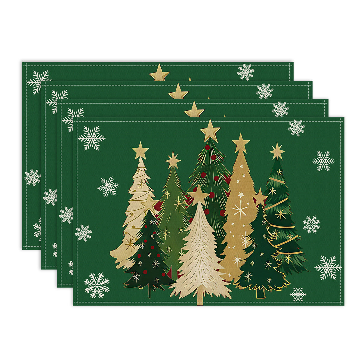 Christmas Table Mat: Holiday Dinnerware & Party Decoration