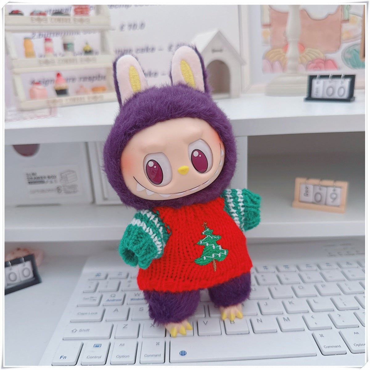 Ropa y accesorios para munecos Labubu, varios diseños divertidos (Muñeca no incluida)