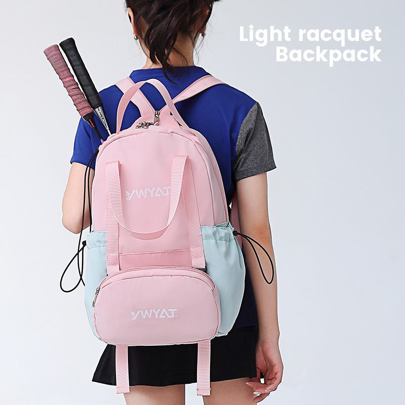 Mochila de bádminton para 3 raquetas: mochila unisex de gran capacidad, ideal para niños y deportes