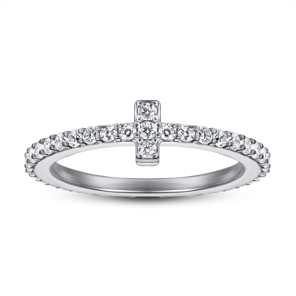 Anillo de plata 925 para mujer: con circonitas, sencillo y elegante