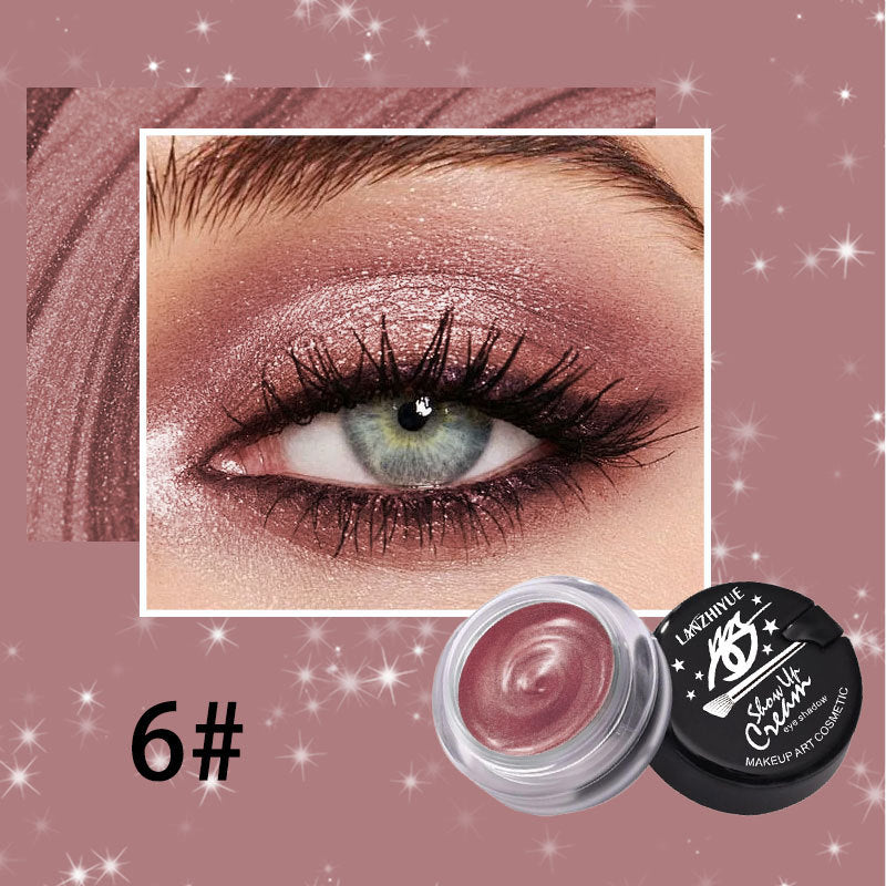 LANZHIYUE Sombra de Ojos Líquida 6 Colores: Efecto Perlado y Brillante para un Maquillaje Luminoso y Deslumbrante