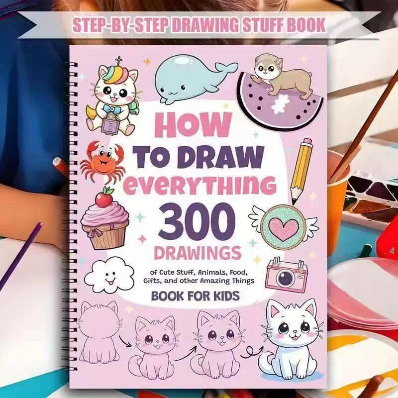 Libro para Aprender a Dibujar Paso a Paso: Animales y Objetos para Niños