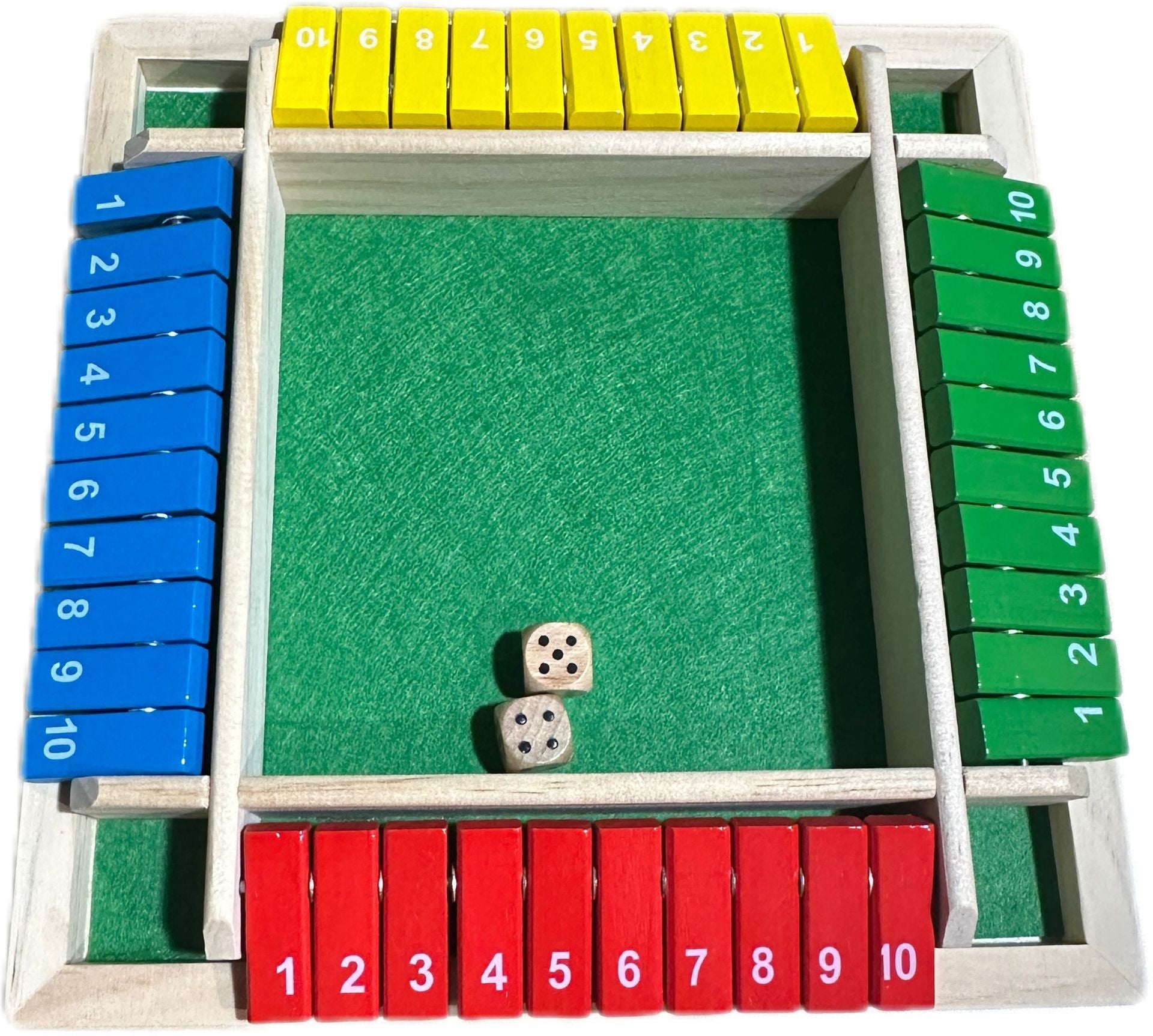 Juego de Mesa para Aprendizaje de Matemáticas con Fichas Numéricas