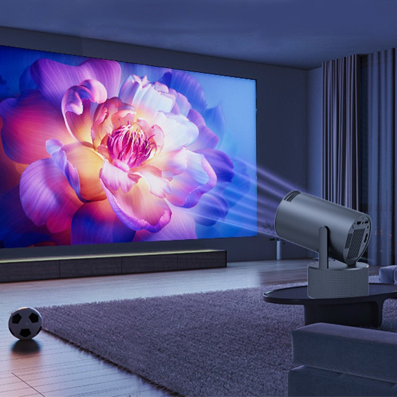 HY-300pro: Proyector 4K y Altavoz Karaoke 100 Inches LED Home Cinema HDMI WiFi