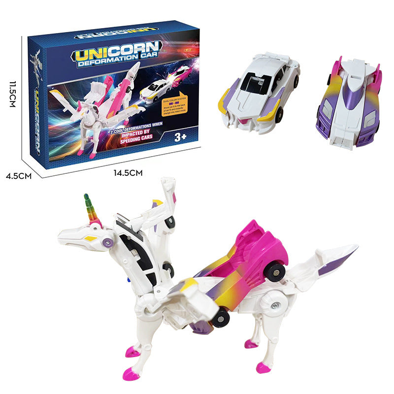 Juguete Transformable de Unicornio y Pegaso para Niños