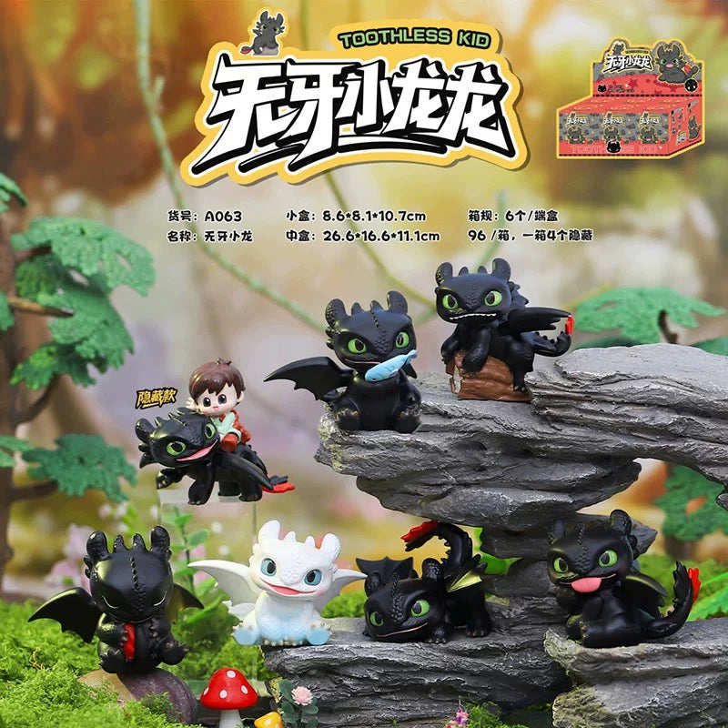 Creative Toothless Dragon Cartoon Collectible Figurine for Desk Decor and Gifts