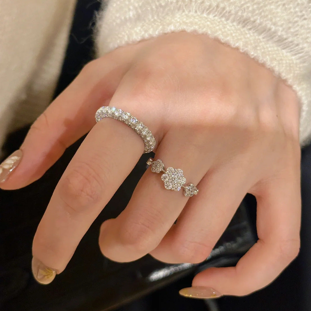 Set de Joyería Económico para Mujer – Collar, Pulsera y Anillo con Circonitas Brillantes