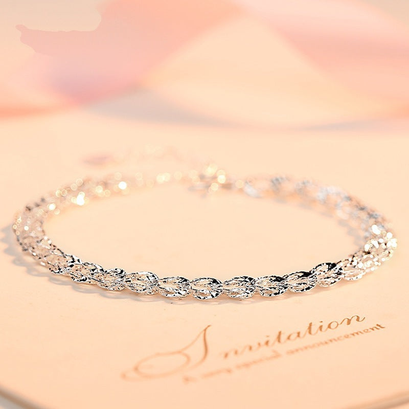 Pulsera Ajustable de Cadena Metálica – Diseño Minimalista para Ocasiones Especiales