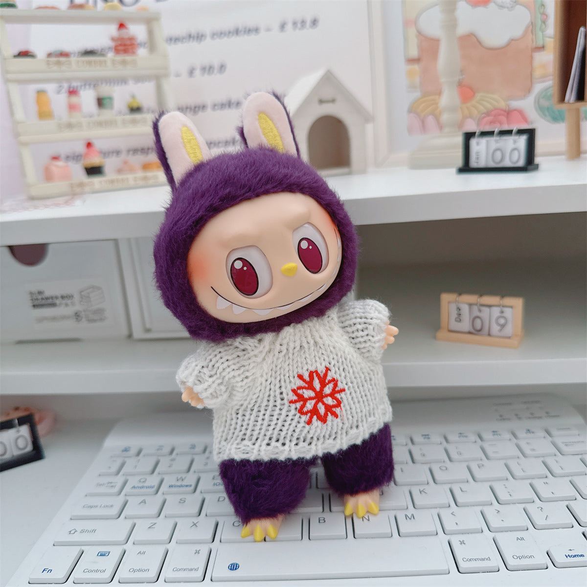 Ropa y accesorios para munecos Labubu, varios diseños divertidos (Muñeca no incluida)