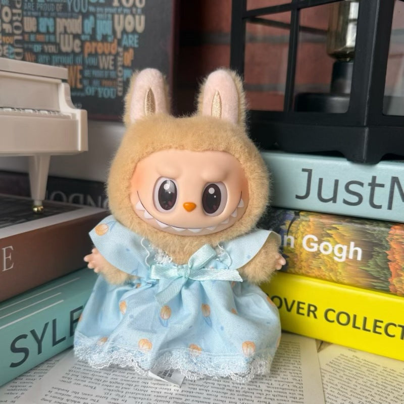 Bonitos conjuntos de Ropa y zapatos para muñecas:Accesorios para labubu de 17cm (Muñeca no incluida)