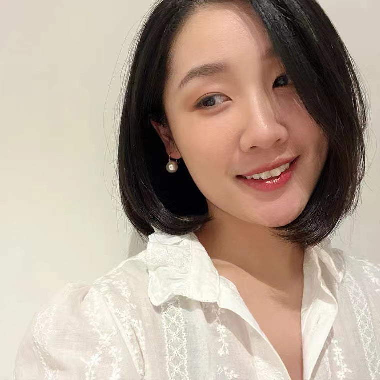 Aretes con Perla en Plata 925 – Estilo Retro Clásico y Elegante con Cierre Ballestilla