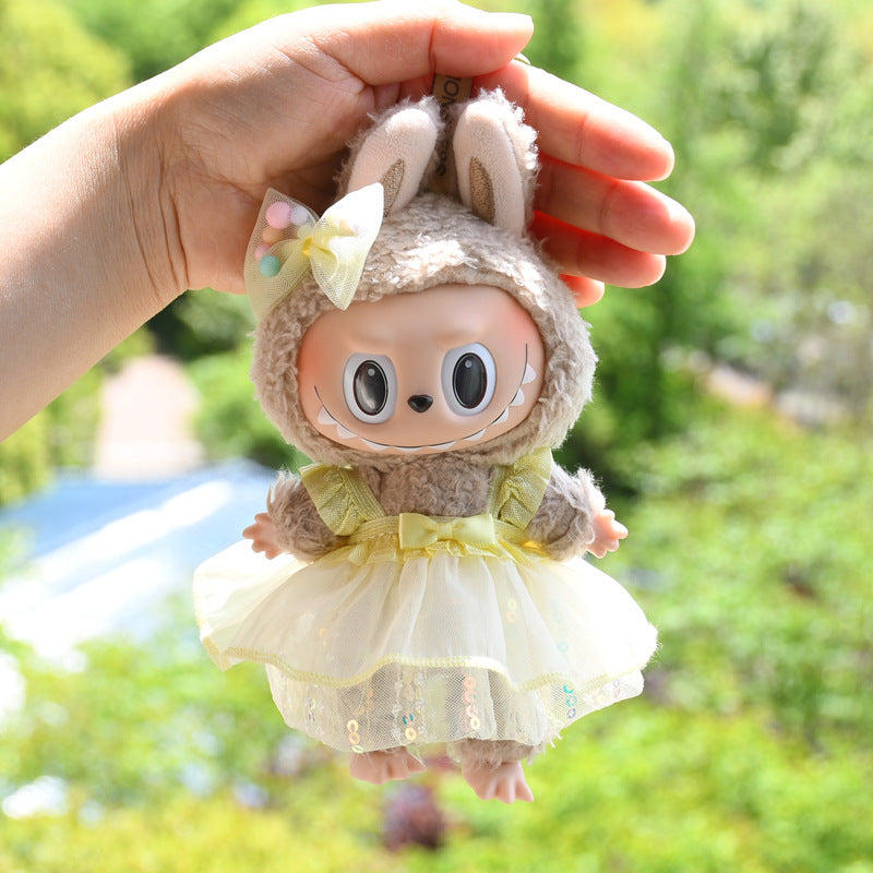 Stitch Story: Compatible with Labubu, Clothing Set, Accessories for 17cm Dolls, Accessories for Labubu (No Doll)