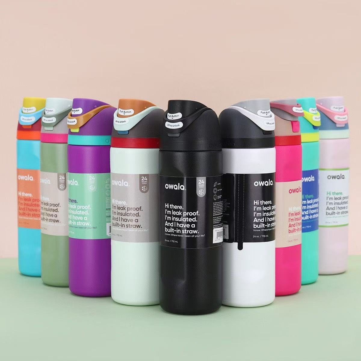 Termo Deportivo de Acero Inoxidable con Boquilla y Asa de Transporte