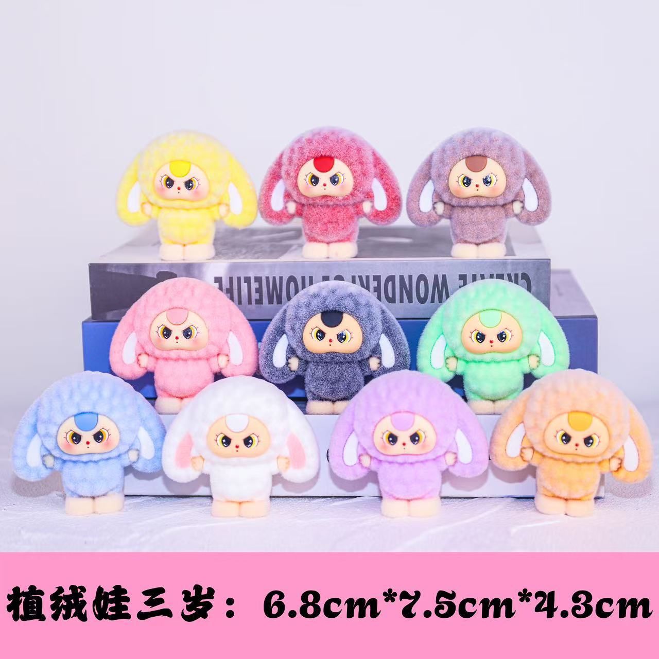 Baby Three Peluche De Conejo Llavero, alternativa de Labubu en México