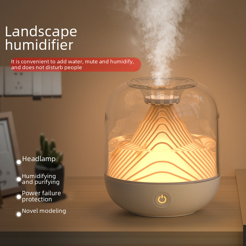 Humidificador USB Portátil: Gran Capacidad de Niebla, Purificador de Aire Mini Inalámbrico para el Hogar