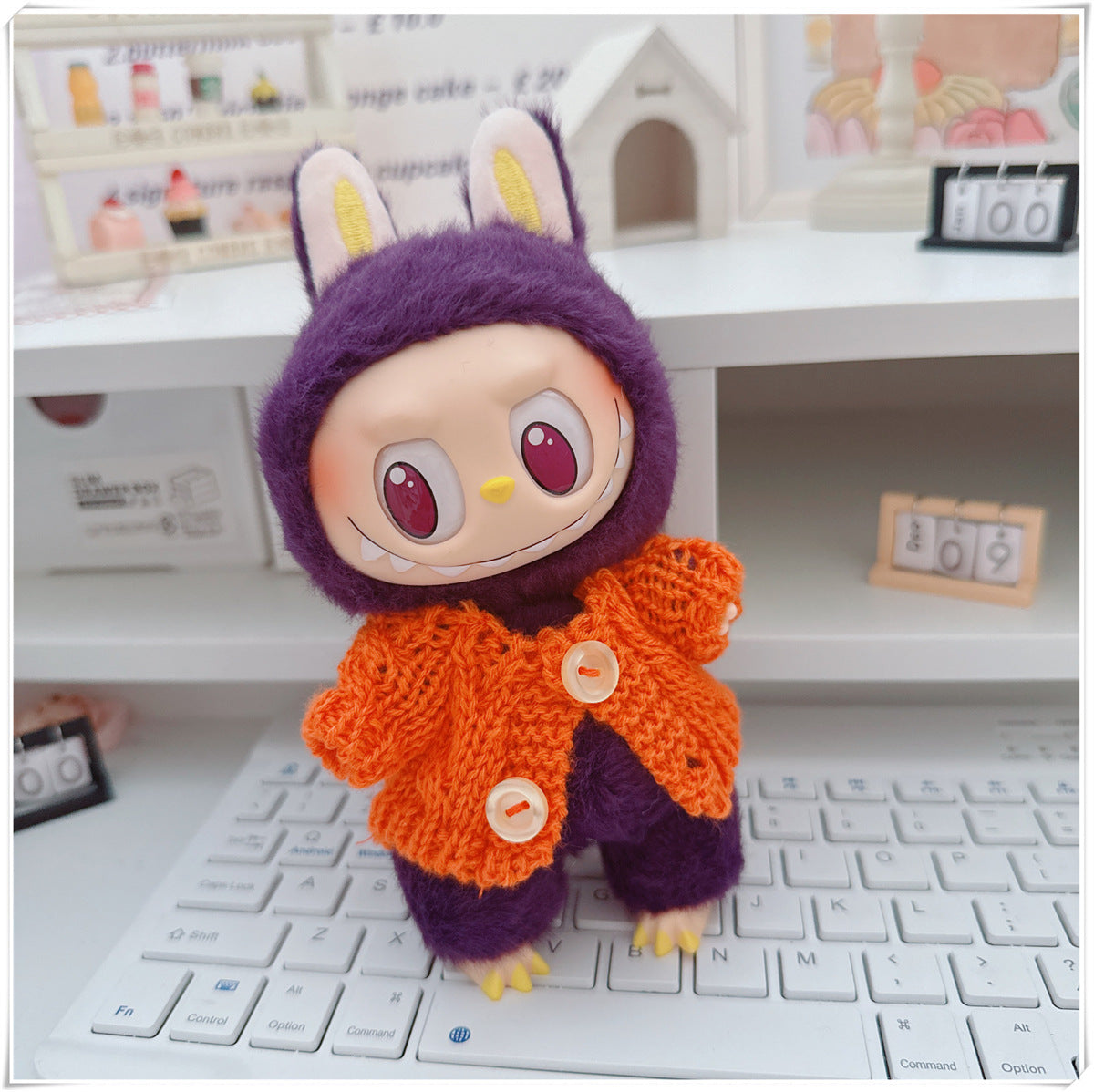 Ropa y accesorios para munecos Labubu, varios diseños divertidos (Muñeca no incluida)