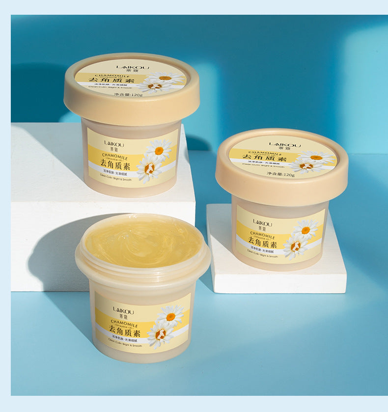 Exfoliante Facial de Manzanilla de LaiKou: 120g de Gel Exfoliante Hidratante y Cuidado de la Piel
