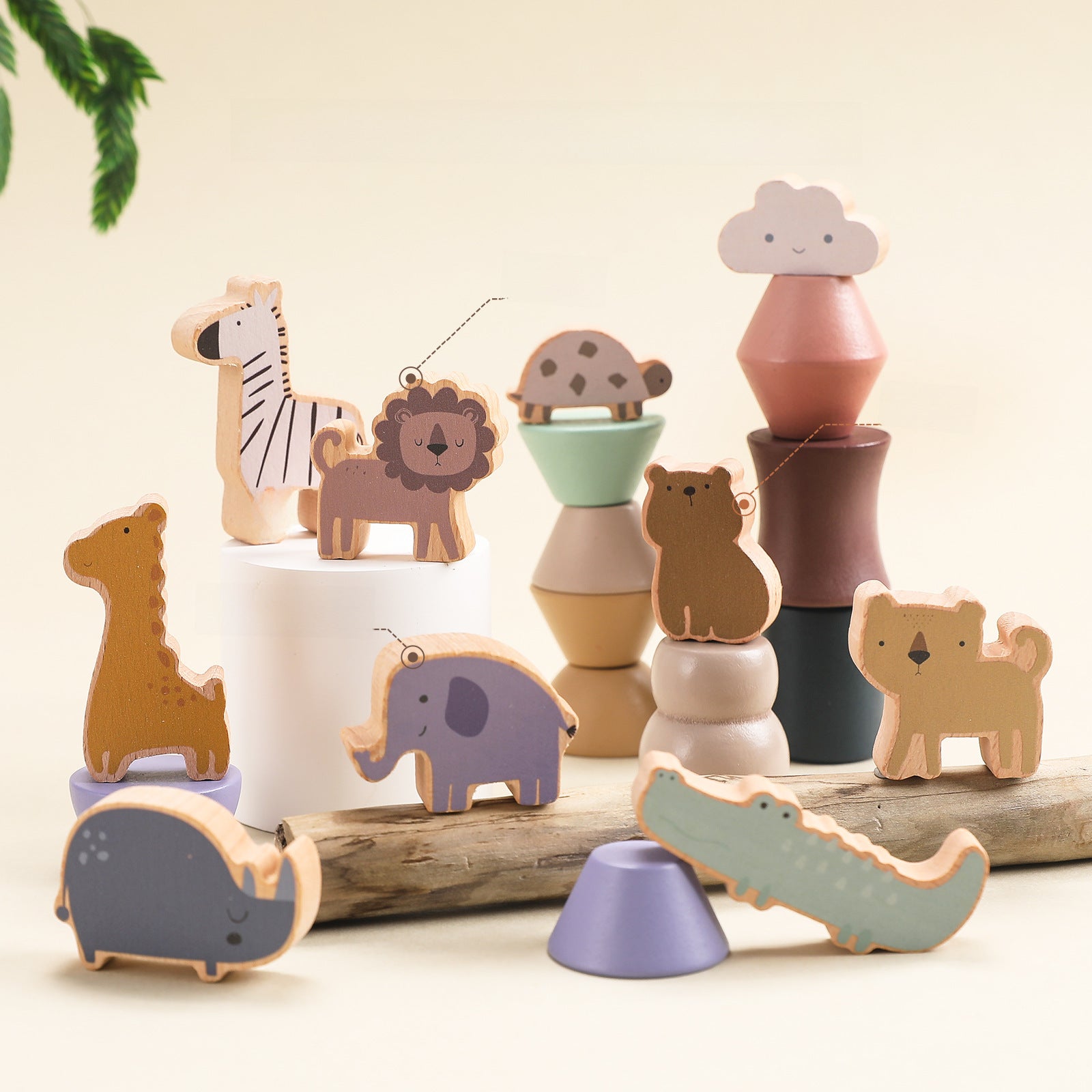 Bloques de Madera para Niños: Imaginación, Coordinación y concentración