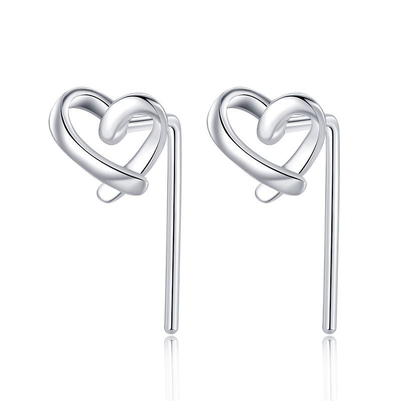 Aretes Botón de plata pura S999: Cierre de Gancho en Varios Modelos