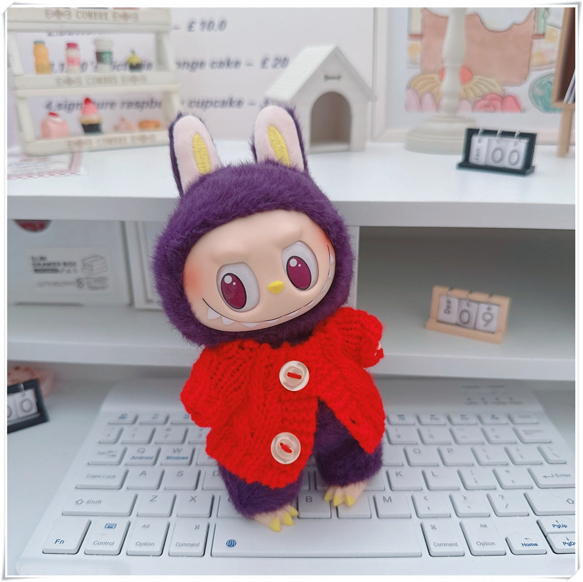 Ropa y accesorios para munecos Labubu, varios diseños divertidos (Muñeca no incluida)