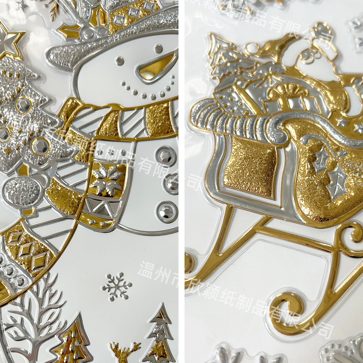 Stickers Navideños 3D para Pared y Ventana: Decoración de Navidad en Varios Diseños