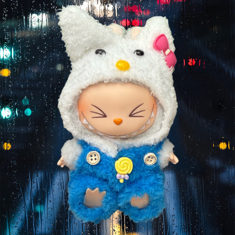 Bonitos conjuntos de Ropa y zapatos para muñecas:Accesorios para labubu de 17cm (Muñeca no incluida)