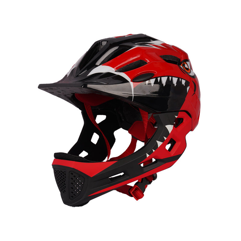 Casco de ciclismo con quijada desmontable para hombres, mujeres y niños