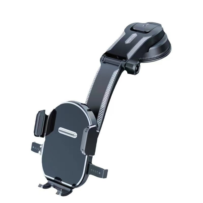 Universal Car Phone Holder with Suction: Auto Lock & Waterfall Design