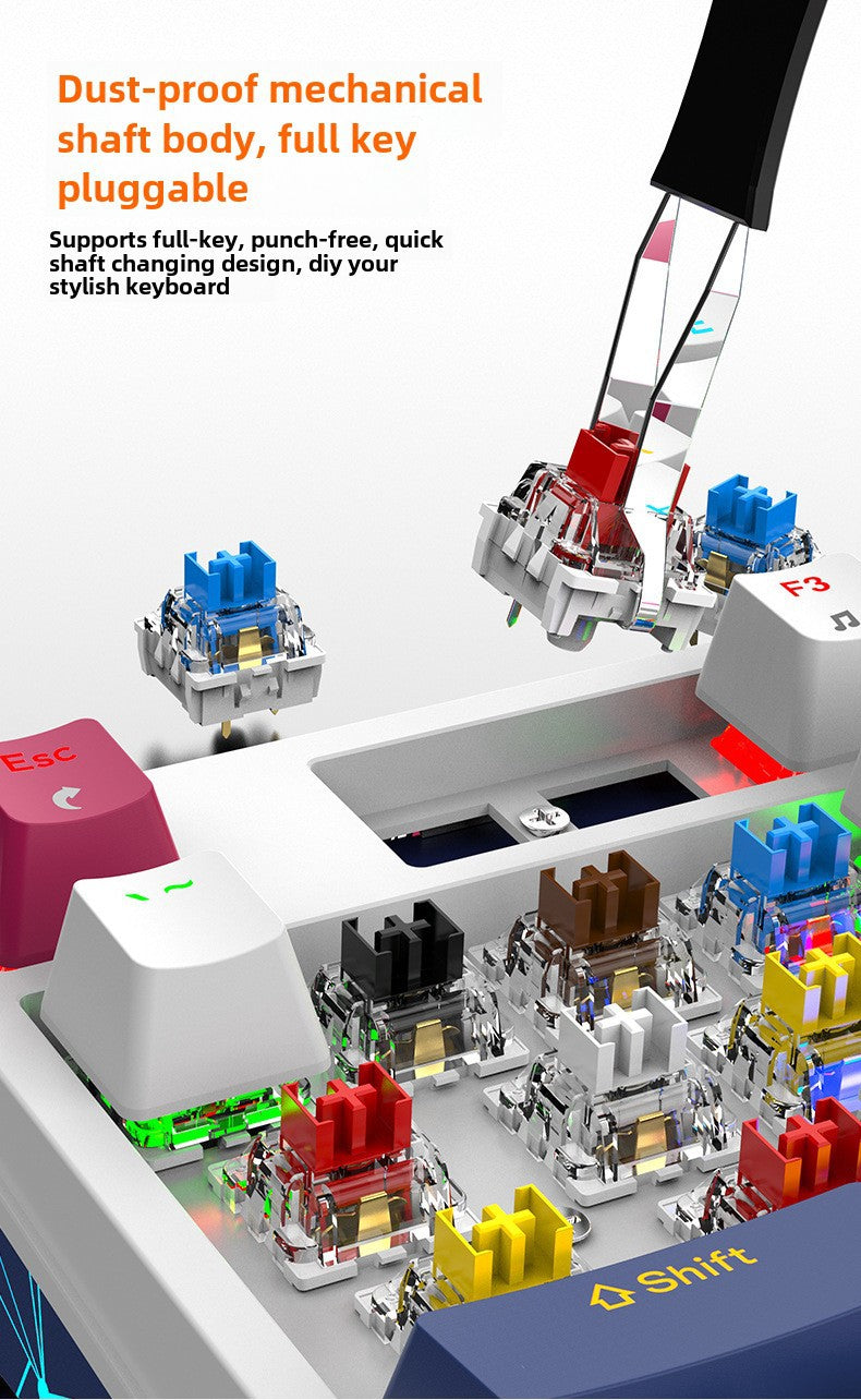 Teclado Mecánico Inalámbrico K95: 2.4G, Bluetooth, Tres Modos, Hot-Swap, Estructura Gasket para Juegos
