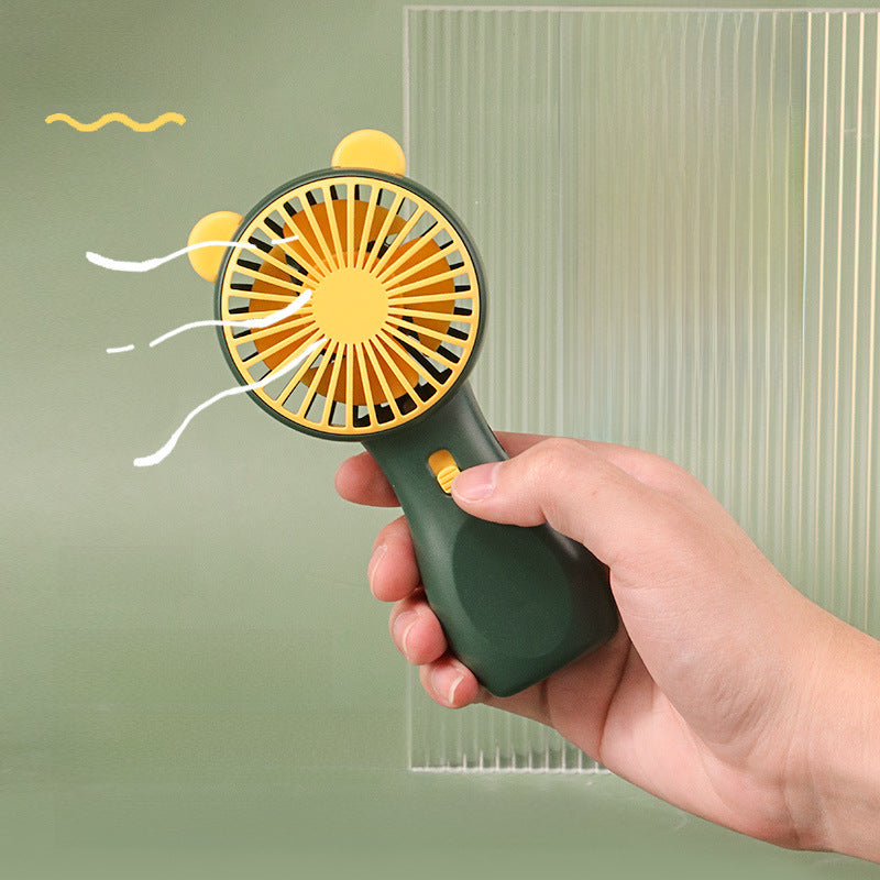 Ventilador portátil silencioso USB recargable con luz: mini ventilador de bolsillo de fábrica