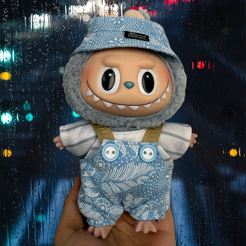 Bonitos conjuntos de Ropa y zapatos para muñecas:Accesorios para labubu de 17cm (Muñeca no incluida)