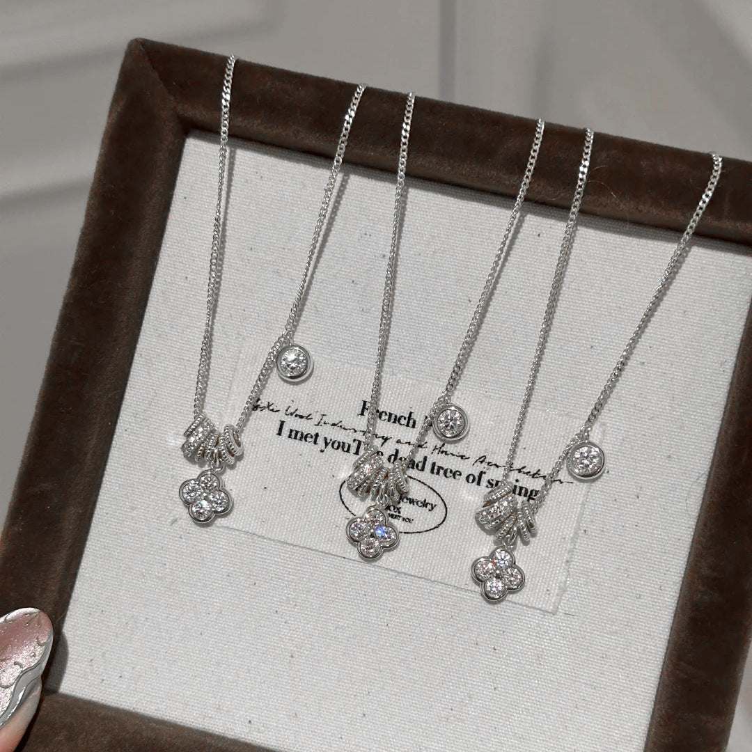 Set de Joyería Económico para Mujer – Collar, Pulsera y Anillo con Circonitas Brillantes