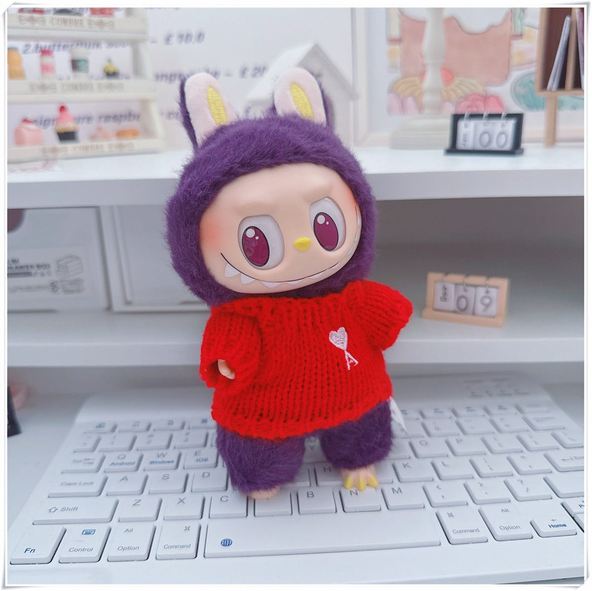 Ropa y accesorios para munecos Labubu, varios diseños divertidos (Muñeca no incluida)