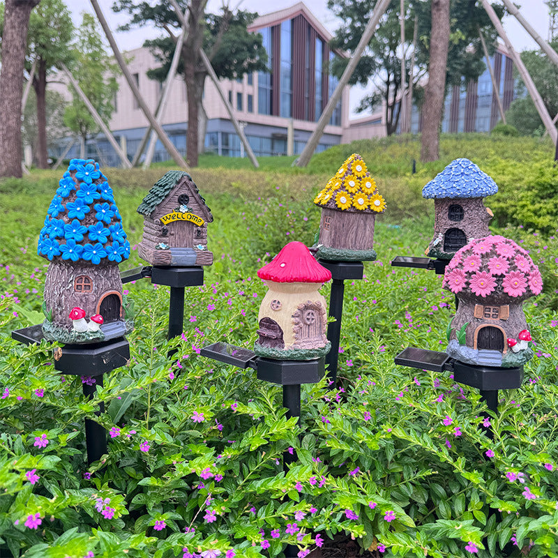 Lámpara para exterior con estaca para césped