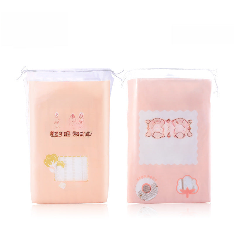 Yousha Algodones Desmaquillantes 222 Piezas: Almohadillas de Doble Cara Gruesas para Desmaquillar y Retirar Esmalte, Empaque de 3 Capas