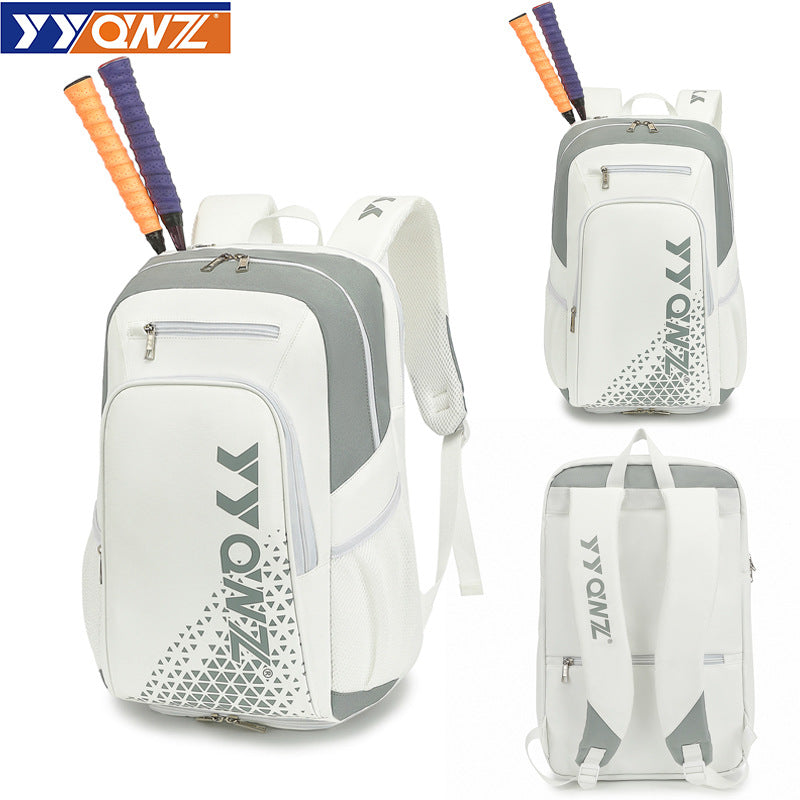 Mochila de Bádminton Unisex – Bolsa de Hombro para 3 Raquetas con Compartimentos Funcionales